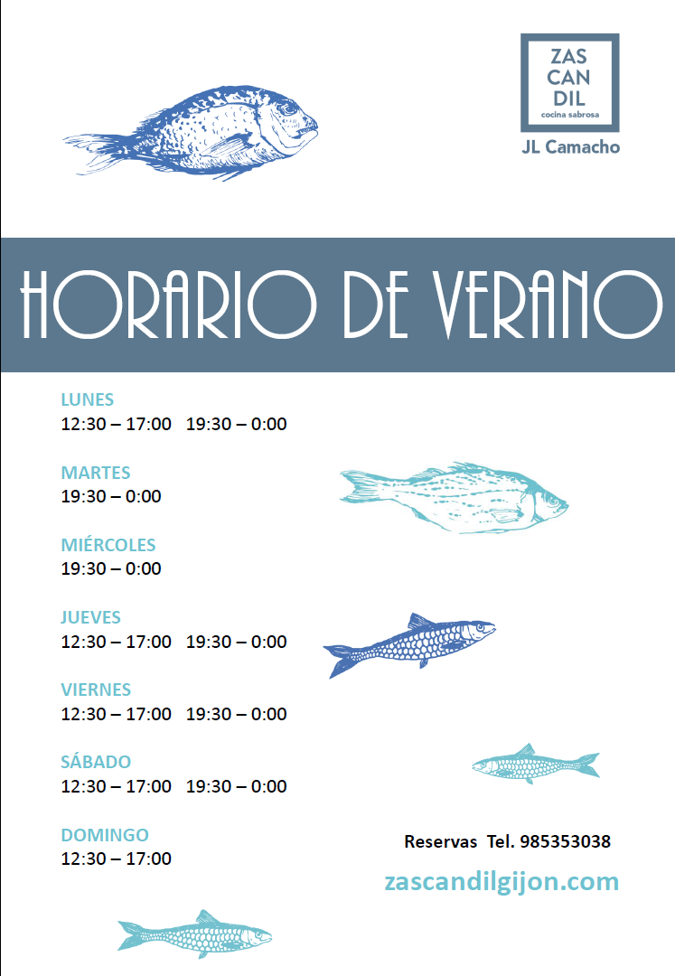 Horario verano Zascandil