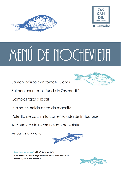 Menu Nochevieja Zascandil